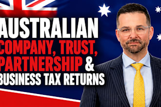 prepare australian company, trust, partnership and business tax returns