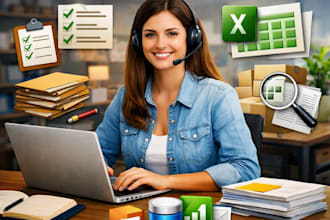 excel data entry, formatting, data cleaning and PDF conversion