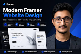 do framer website design and figma to framer conversion
