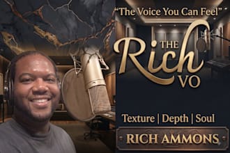record a deep authoritative male voice over for corporate and brand anthems