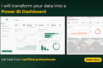 transform your data into a power bi dashboard