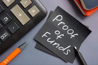 do proof of funds, source of funds, financial verification letter