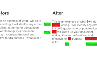 proofread any english writing
