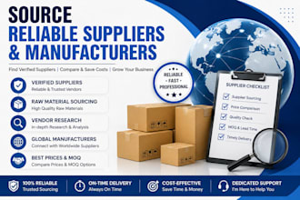 source reliable suppliers and manufacturers