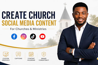create engaging social media content for churches and ministries