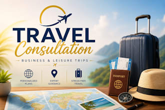 provide travel consultation for business and leisure trips, itinerary planning