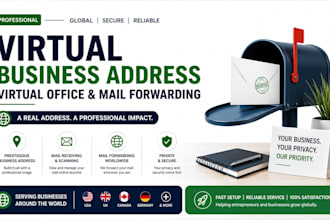 provide virtual business address virtual office and mail forwarding worldwide