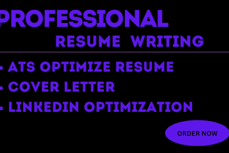 write a professional resume and cover letter for career success