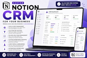 build a custom notion CRM for your business