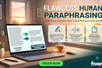 rewrite and paraphrase your content naturally