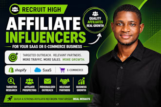 recuit high affiliate for your affiliate saas program or ecommerce