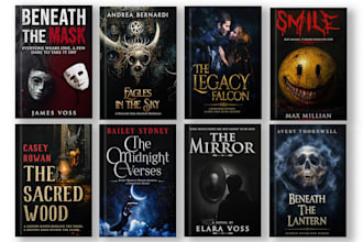 design book cover, fantasy book cover, ebook cover, fantasy book, cover design