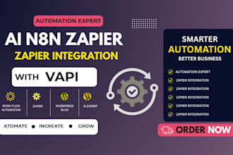 ai n8n zapier ,zapier integration, vapi, ai software, ai mobile work