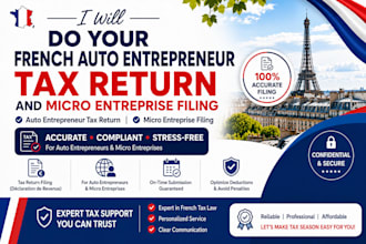 do your french auto entrepreneur tax return and micro entreprise filing
