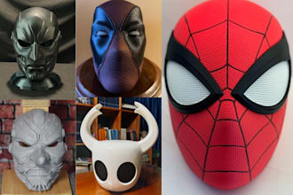 do cosplayer halloween mask cosplay creation helmet model full mask ghostface