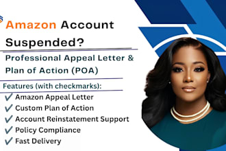write amazon appeal letter plan, reinstate suspended amazon account, fix section