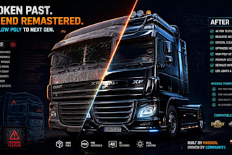 remaster outdated ets2 ats truck mods for the latest version