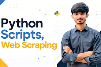 do python automation scripts, ai apps and web scraping