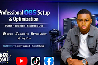 professional obs setup and optimization for twitch, youtube, kick, tiktok