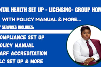 set up mental health group home, mental health facility, group home, carf, llc