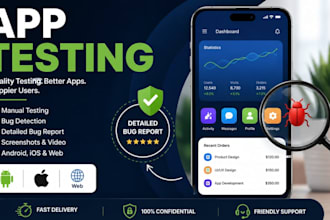 do app testing mobile app QA android IOS testing with bug report