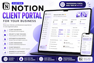 build a professional notion client portal for your business