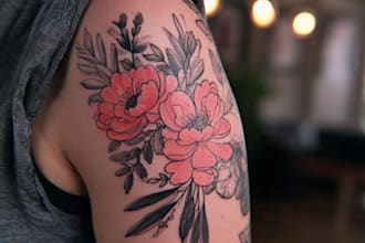 design professional tattoo and custom tattoo