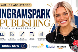 set up your ingramspark book formatting and book publishing and distribution