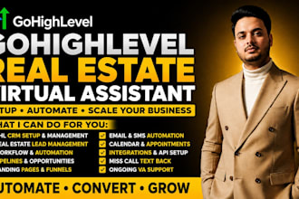 be gohighlevel real estate virtual assistant ghl expert ghl automationgohighlev