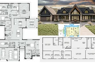 design floor plans blueprint and structural engineering drawings