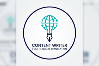write high quality SEO blog posts and articles