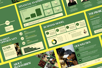 design powerpoint presentation and pitch deck