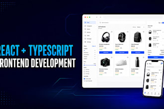 build or fix your react and typescript frontend