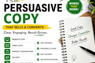write persuasive copy for your website and business