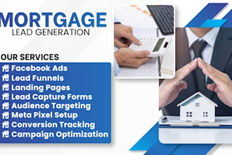 mortgage leads mortgage broker lead generation facebook ads landing page mca