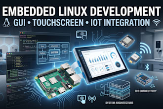 develop embedded linux systems with gui on raspberry pi cm5 and esp32