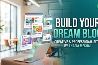 build a modern responsive personal blog website
