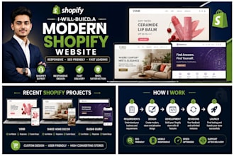build or redesign a modern shopify website