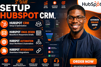 setup hubspot crm, hubspot email design hubspot automation hubspot integration