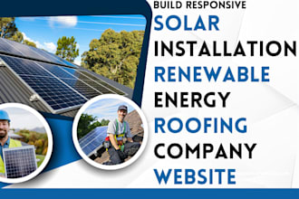 build solar installation renewable energy roofing company website