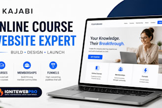 build kajabi website kajabi expert mobile friendly design kajabi website setup