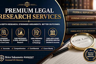 prepare authoritative legal research for your motions and pleadings