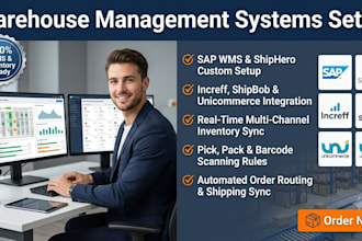 build warehouse management systems via sap shiphero increff shipbob unicommerce