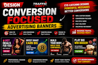 design conversion focused traffic junky advertising banners