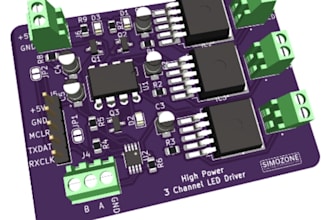 design led driver pcb, high power led pcb, automotive led pcb, and gerber files