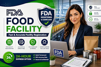 register your fda food facility for fda compliance
