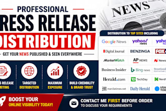 press release distribution, publish press release ,press release distribution