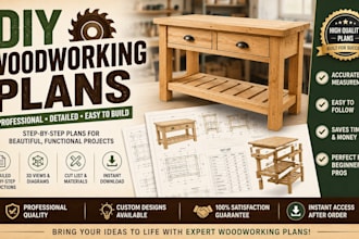 create professional woodworking plans and furniture