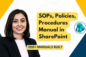 build sops, policies and procedures manual in sharepoint