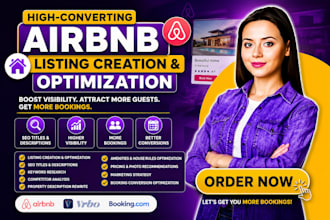 create, optimize, and market your airbnb, vrbo, and bookingcom listings